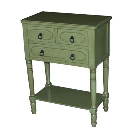 4D Concepts 4D Concepts 550397 Simple Simplicity 3 drawer chest -Green 550397
